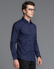 Marco Azzali 藏青长袖衬衫 C5010100 商品缩略图2