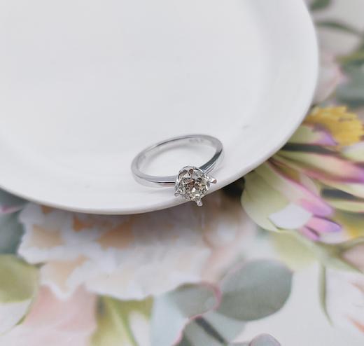 18K钻石戒指(1.037ct)圈号14# 商品图1