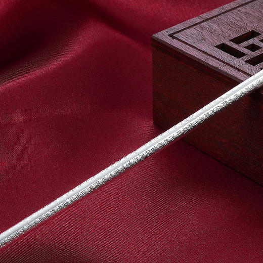 子佩集【灯下尘】纯银光珠心经发簪【LXP001】207 商品图9