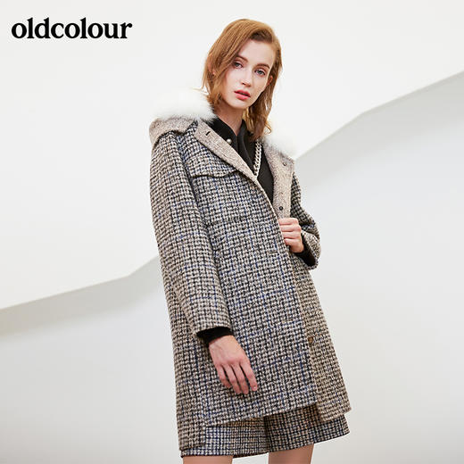 oldcolour复古毛呢外套女L43155349 商品图2