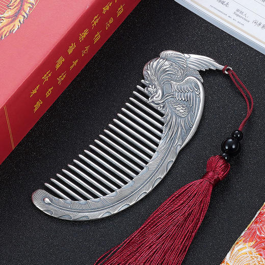 子佩集纯银凤凰梳子【RCZ005】207 商品图6