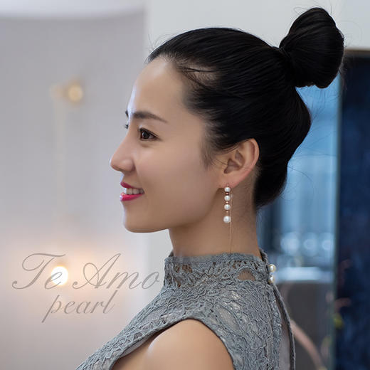 律动系列【流星】Akoya珍珠耳饰/经典作品 商品图6