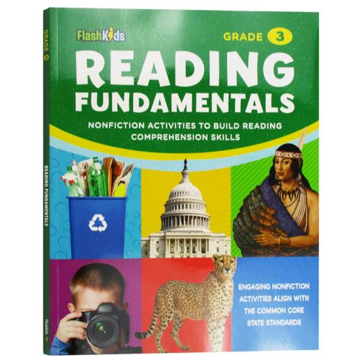 小学英语阅读理解基础三年级 英文原版 Reading Fundamentals Grade 3 进口原版小学生家庭教辅练习册 课外作业 英文版书籍 商品图0