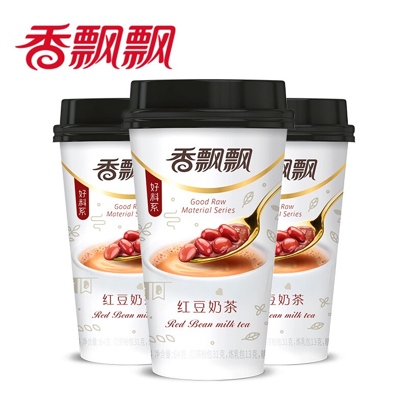 香飘飘奶茶红豆味64g