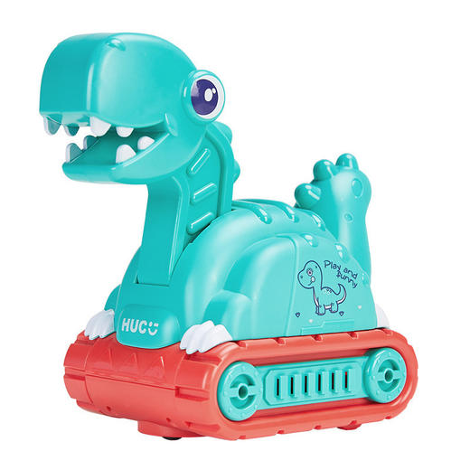 曼龙儿童玩具工程车带音乐声光万向轮宝宝玩具儿童益智恐龙小汽车