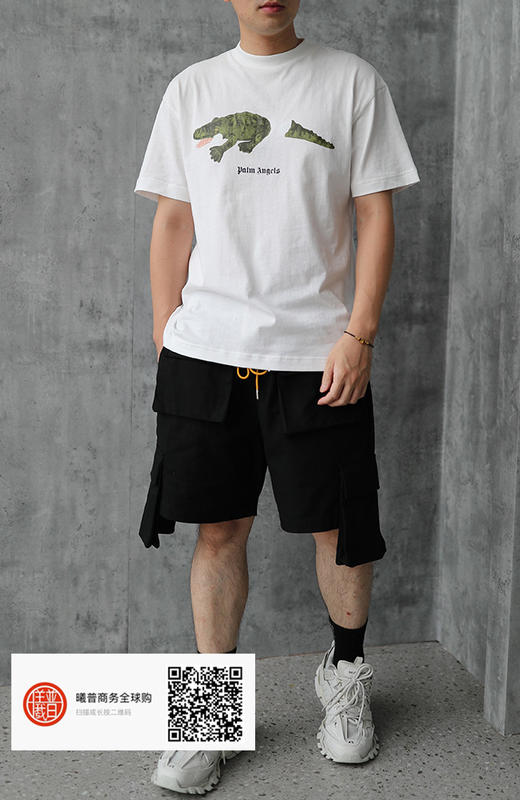 男款palmangels断尾鳄鱼今年pa主流的经典tee码数sml