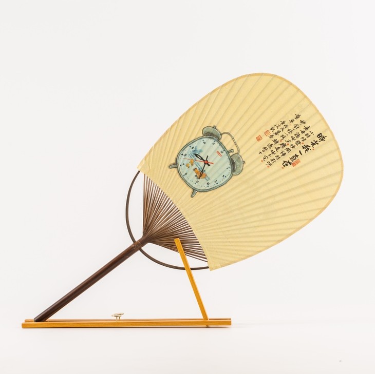 小林国画周边小时光旧日子竹柄剖丝宣纸团扇2020夏日限定版礼盒装包邮