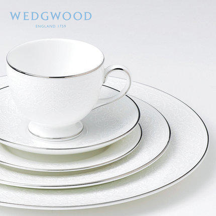 WEDGWOOD玮致活英式蕾丝骨瓷2杯2碟欧式小奢华咖啡杯碟茶杯套装 商品图0