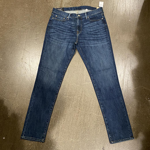 春夏新款  Abercrombie Fitch/AF 男士百搭直筒牛仔裤 商品图0