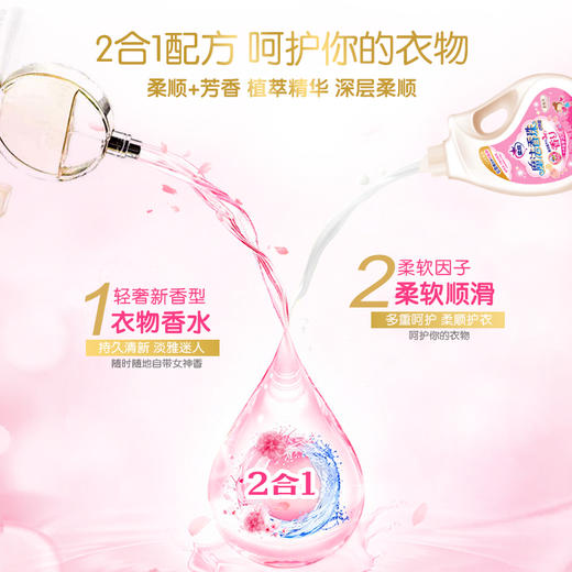 激浪柔欣魔法香珠 柔顺剂900g（0067） 三袋 商品图3