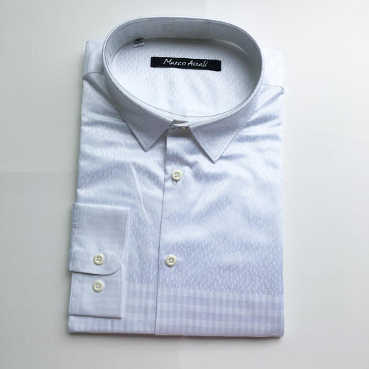 Marco Azzali 白色长袖衬衫 C3814300 商品图0