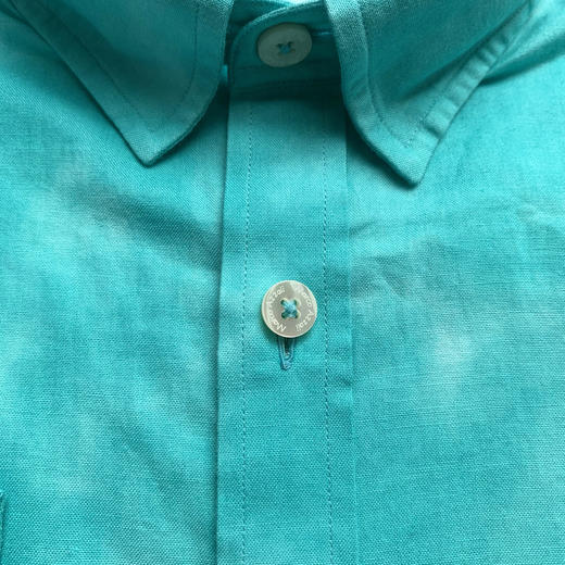 Marco Azzali 蓝绿色扎染长袖衬衫 C3601700 商品图1