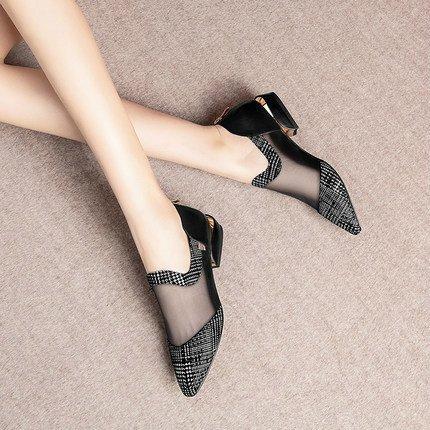 LDX-9000新款时尚休闲网纱包头镂空凉鞋 商品图3