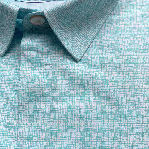 Marco Azzali 蓝色长袖衬衫 C3605600 商品图1