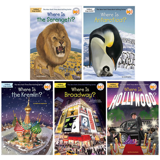 Where Is地理百科系列5本 英文原版少儿科普读物 英文版儿童桥梁章节书中小学生读物 商品图1