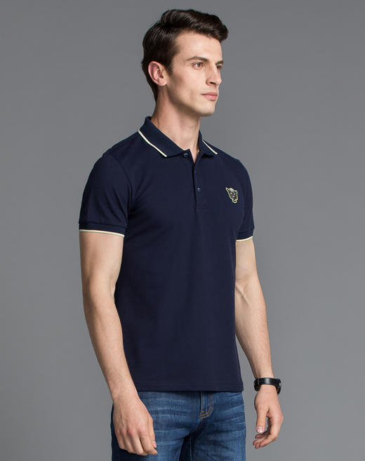 Marco Azzali 藏青POLO衫 T5056100 商品图2