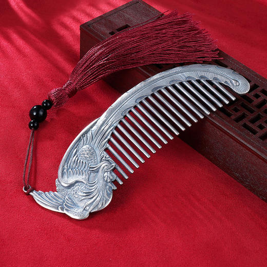 子佩集纯银凤凰梳子【RCZ005】207 商品图3