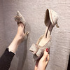 SYH-H173-18新款高跟中空尖头细跟满钻气质名媛风单鞋 商品缩略图1