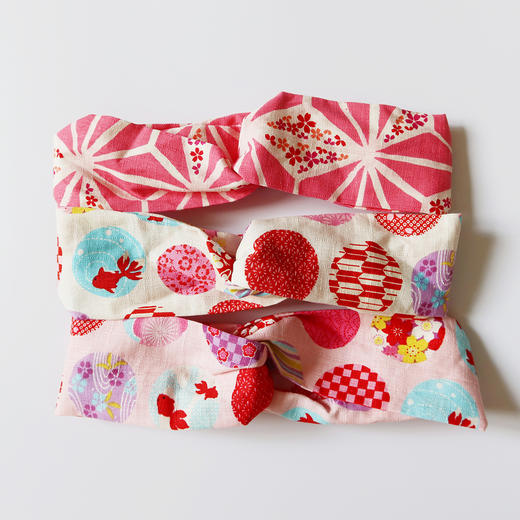 HUGOJIRO窄版发带风の花夏日的风夏日祭纹样 商品图2