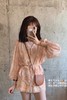【金蘑菇菇 夏日微醺碎花系列】甜美碎花网红上衣夏轻薄雪纺衬衫 商品缩略图4