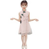 HGY-82071新品女童气质中国风 梅花旗袍连衣裙 商品缩略图4