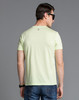 Marco Azzali 荧光黄豹头烫片圆领T恤 T5052700 商品缩略图1