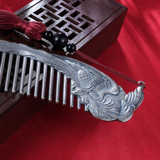 子佩集纯银凤凰梳子【RCZ005】207 商品图7