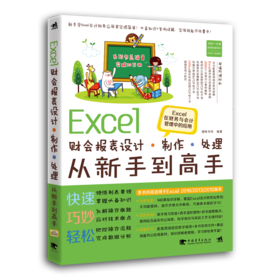 Excel财会报表设计、制作、处理从新手到高手——Excel在财务与会计管理中的应用