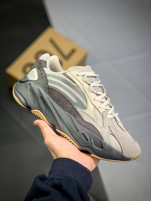#椰子700 “火山灰棕” 男女鞋真标真爆材质 侃爷 adidas Yeezy Boost 700 V2 Tephra Raffles复古爆米花中底姥爷慢跑鞋 货号：FU7914 商品图0