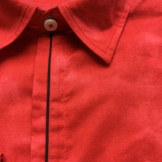 Marco Azzali 红色扎染长袖衬衫 C3601900 商品图1