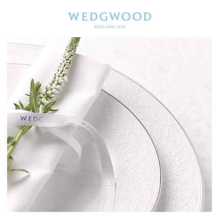 WEDGWOOD玮致活英式蕾丝骨瓷2杯2碟欧式小奢华咖啡杯碟茶杯套装 商品图3