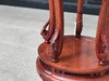 红桥红  家具严选  缅甸花梨（大果紫檀）  【104 五腿梅花式 香几】 商品缩略图7