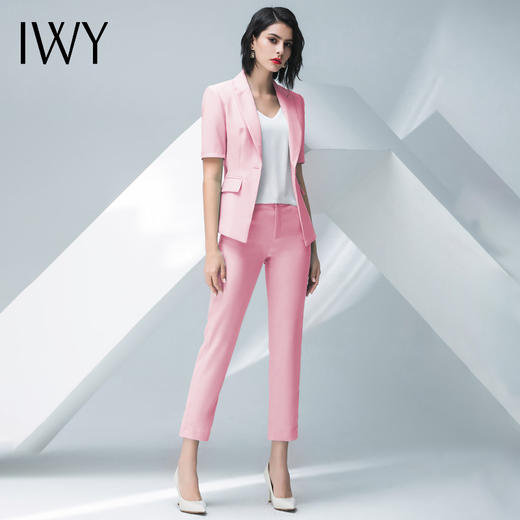 IWY/粉色西装长裤套装CP10230 商品图11