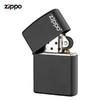 ZIPPO芝宝打火机 黑哑漆商标218ZL 商品缩略图1