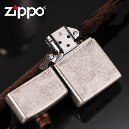 ZIPPO芝宝打火机 仿古银121FB 商品图1