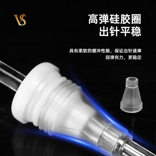 闪电VS一体针10号收口紧口圆针纹身笔专用短针 商品图2