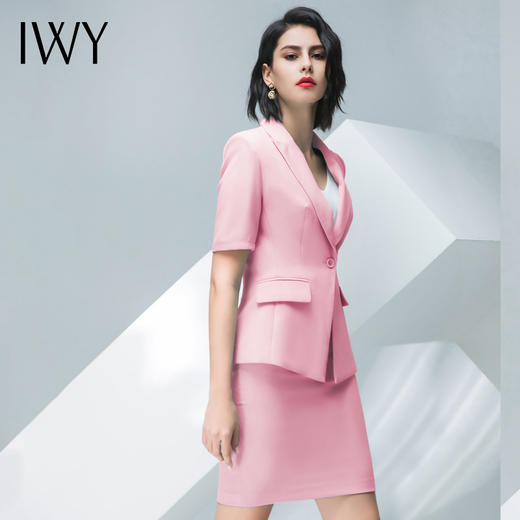IWY/粉色西装半裙套装CP30 商品图2