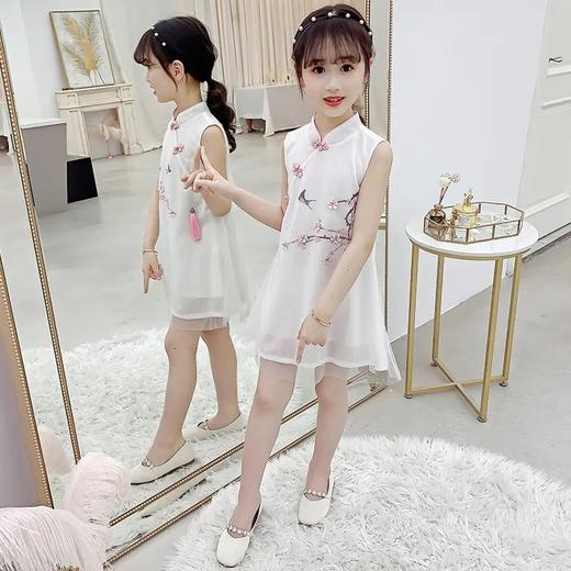 HGY-82071新品女童气质中国风 梅花旗袍连衣裙 商品图2
