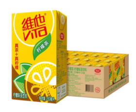 【清凉节】维他奶维他经典柠檬茶饮料250ml*24盒 柠檬味整箱装
