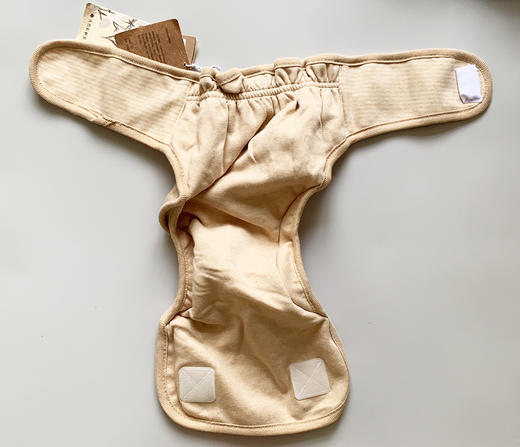 棉果果四季男宝女宝新疆彩棉提花汗布尿裤M151055311023 商品图4