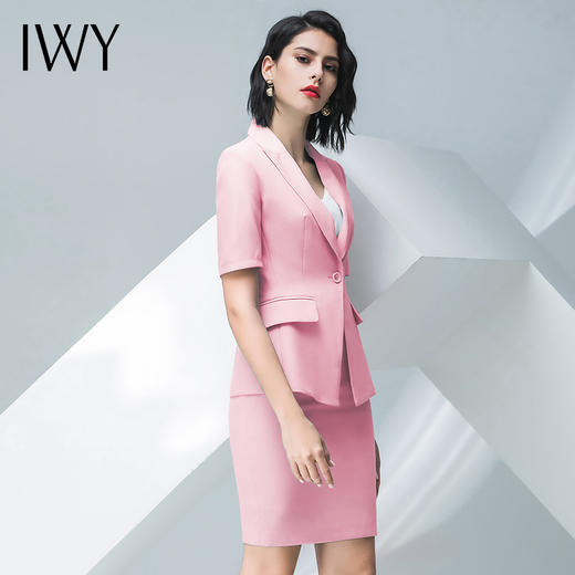 IWY/粉色西装半裙套装CP30 商品图4