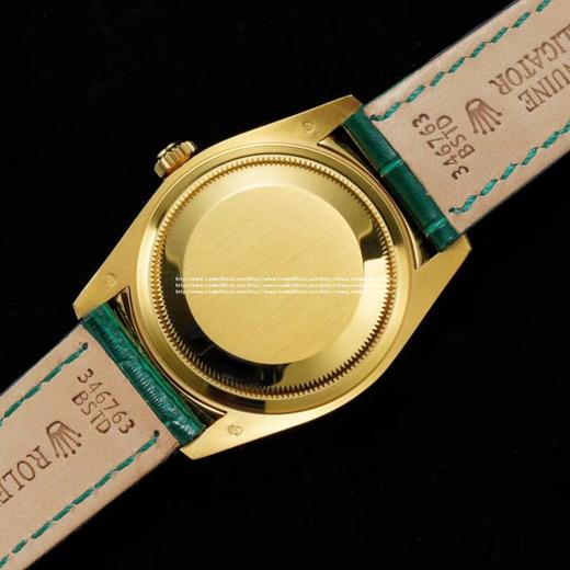 TR厂闪闪发光的劳来了！[色](劳就要有金有钻)劳力士ROLEX星期日历型day-date 36mm系列118138皮带绿珐琅满天星少量到货！劳力士满天星在名表里面就像一颗闪闪发光的明星，气质魅力无可 商品图10