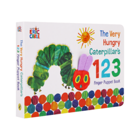 ##小彼恩童书 艾瑞卡尔The Very Hungry Caterpillar’s Finger Puppet Book 点读版 指偶书 英文原版