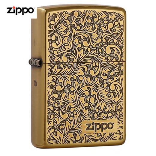 ZIPPO芝宝打火机 唐草系列-古铜ZBT-2-23b 商品图0