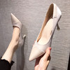 FM-691-18猫跟鞋   2020新款法式高跟鞋女细跟尖头单鞋 商品缩略图1