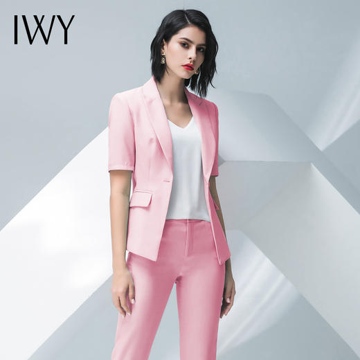 IWY/粉色西装长裤套装CP10230 商品图5
