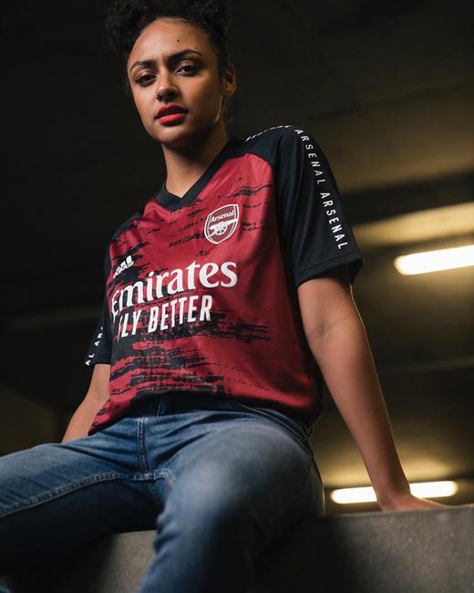 SFS正版 阿迪达斯Adidas 20/21阿森纳训练服短袖球衣FH7895 商品图1