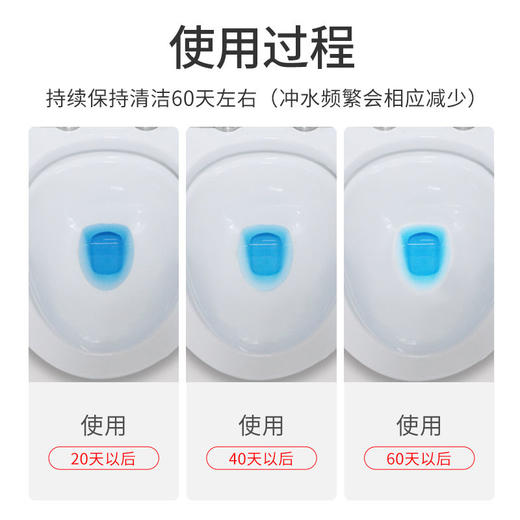 【厕所不再肮脏】小熊洁厕宝  蓝泡泡马桶除异味家用厕所卫生间去除尿垢清洁剂 商品图4