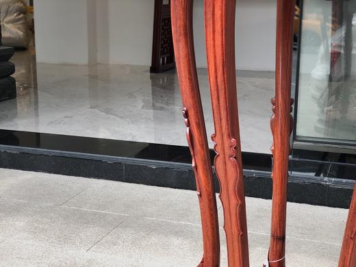 红桥红  家具严选  缅甸花梨（大果紫檀）  【104 五腿梅花式 香几】 商品图4