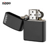 ZIPPO芝宝打火机 黑哑漆商标218ZL 商品缩略图3